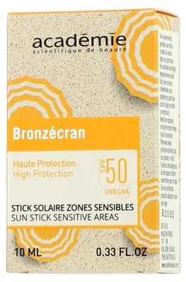 Obrázek produktu pro Académie Bronzécran Sun Stick Sensitive Areas SPF 50+ (10 ml)