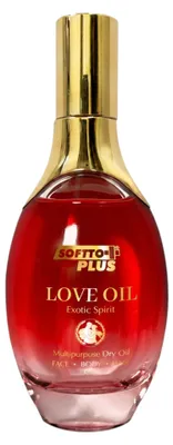 Produktbild von Softto+Plus Love Oil – Haar- & Hautöl für Glanz, Pflege & Duft | 120 ml