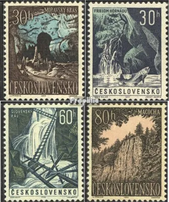 Produktbild von Briefmarken Tschechoslowakei 1963 Mi 1418-1421 (kompl.Ausg.) postfrisch Natur
