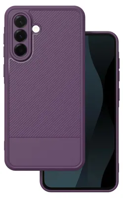 Immagine prodotto di Custodia protettiva in silicone effetto carbonio per Samsung Galaxy A17 4G / A17 5G, colore viola