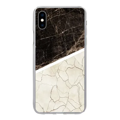 Produktbild von MuchoWow® Handyhülle Schutzhülle Hülle für iPhone Xs Marmor - Struktur - Abstrakt Silikon Softcase Handy Hülle - Handytasche