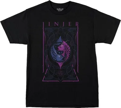 Produktbild von Jinjer T-Shirt Herren Pisces Alive schwarz Band-Merch, Bands 100% Baumwolle 3XL