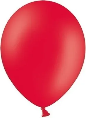 Produktbild von Strong Balloons 27cm, Pastell Mohnrot (1 Packung / 10 Stück)
