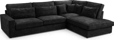 Produktbild von FEDVE Sofa Big Sofa Ecksofa Monica L- Form Funktionssofa Wohnlandschaft Design Couch Rechts