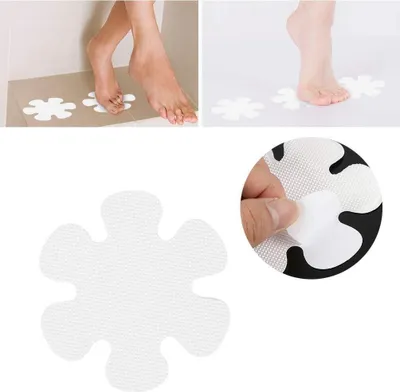 Obrázok produktu pre INF Vaňa Protišmykové samolepiace nálepky, na sprchy, bazény, schody biely 2