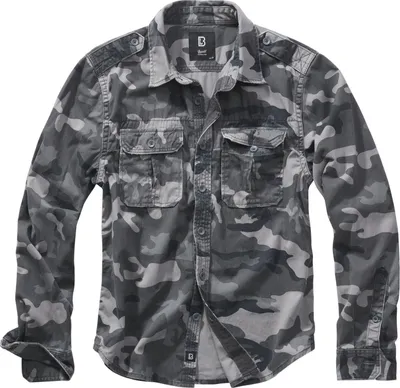 Produktbild von Brandit Flanellhemd Damen Amy Flanell Checkshirt schwarz/grau M