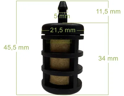 Productafbeelding van Brandstoffilter voor Jonsered 2153, 2240 S, 2255, artikelnummers: 503443201, 532443201
