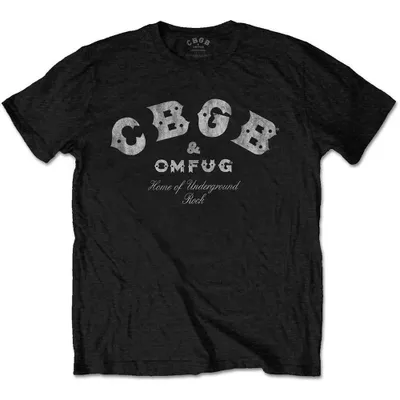 Produktbild von CBGB - Classic Logo Uni X-Large T-Shirt - Schwarz