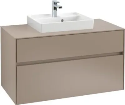 Produktbild von Villeroy & Boch Collaro Waschbeckenunterschrank, 2 Auszüge, Waschbecken mittig, 1000x548x500mm, C01600RH