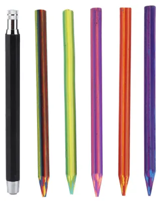 Produktbild von Druckbleistift-Set, 5,6 mm, Zeichen-Ersatzzubehör mit Farbminen zum Malen von Graffiti