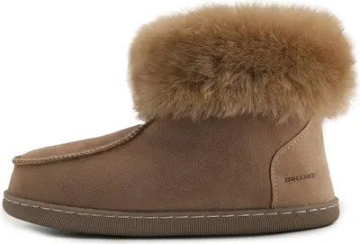 Produktbild von Lammfell Hausschuhe - EWA - Schuhgröße: EUR 42 | Farbe: Braun
