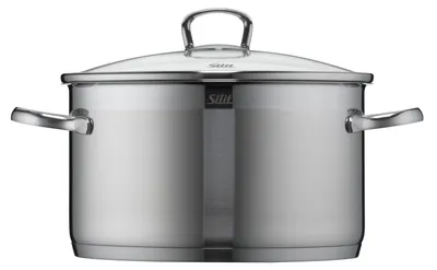 Produktbild von WMF Silit Toskana Topf-Set, Edelstahl, Edelstahl, Edelstahl, Keramik, Gas, Halogen, Induktion, Glas, 250 °C