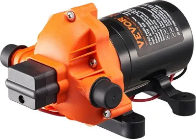 Immagine prodotto di Pompa a membrana da 12 V, 3 GPM, 11,36 L/min, pompa dell'acqua a 3 camere, pressostato