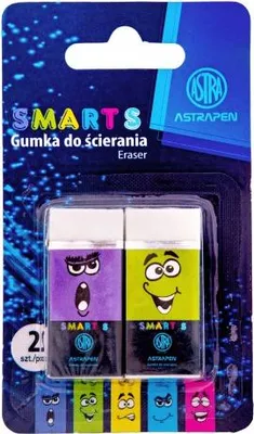 Produktbild von ASTRA Smart, 2 Stück weißes Gummi, Größe S, Blister, Farbmix, 403022015