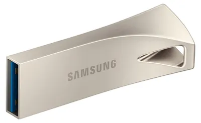 Image de Samsung BAR Plus MUF-128BE3 - Clé USB à mémoire flash - 128 Go - USB 3,1 Gen 1 - Champagne Silver (MUF-128BE3/EU)