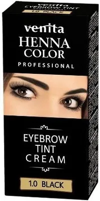 Obrázek produktu pro Venita Henna Color přírodní barva na obočí a řasy - černá (15g), 31883