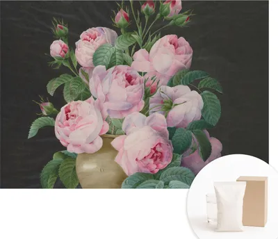 Produktbild von Fototapete - Wandbilder für Wohnzimmer - 208x146 cm - Dekorative Wandfolie - Modernes Design für Wanddekoration - Tapeten für Innenräume - Florale Eleganz