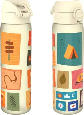 Produktbild von ION8 | Wasserflasche Recyclon 500ml - Creme - BPA-frei - Leicht und sicher - Ideal für Kinder
