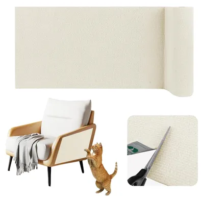 Produktbild von Krabmatte, selbstklebend – Krabmatte – Kratzschutz – Filz – 40 cm x 2 m – Vielseitig einsetzbar – Kratzbrett
