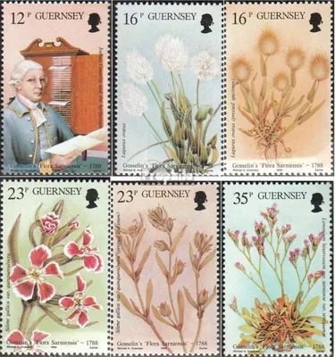 Produktbild von Briefmarken GB - Guernsey 1988 Mi 430,431-434 Paare,435 (kompl.Ausg.) postfrisch Gosselin