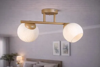 Zdjęcie produktu dla Euro-Lamp Lampa Sufitowa Sevi 2 kaszmir 2x60W PRODUCENT