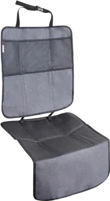 Produktbild von Robuste Autositzauflage aus strapazierfähigem Polyester in Schwarz und Grau