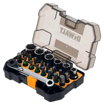 Produktbild von DEWALT 24-tlg. Bit- und Ratschenset DT70906-QZ