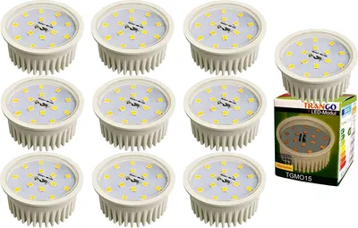 Produktbild von 10er Pack 5 Watt LED Modul 230V nur 30mm Einbautiefe 3000K