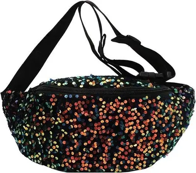 Produktbild von Damenhandtasche mit Pailletten, Umhängetasche für Damen, glänzend, stilvoll, wasserdicht, verstellbarer Trageriemen
