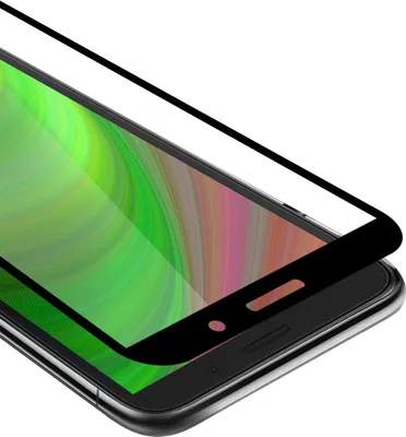 Produktbild von Cadorabo Panzerfolie für Honor 9s Schutzfolie in Schwarz Vollbild Folie Tempered Display Schutzglas