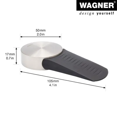 Productafbeelding van WAGNER® design yourself 15511611 WAGNER® design yourself EH 5116 Türstopper Zinkdruckguss, Kautschuk Ø 5,0 cm