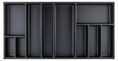 Produktbild von Agoform Besteck Organizer Sky Besteckeinsatz 820x53x473 Kunststoff schwarz