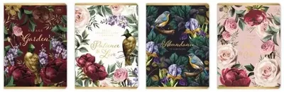 Image de Cahier A5/80 feuilles, quadrillé, Metallic Savage (10 pièces) - INTERDRUK