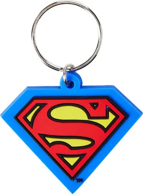 Image de Superman - Porte-clés, logo CD133 (taille unique) (bleu/rouge/jaune)