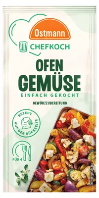 Productafbeelding van Ostmann Chefkoch: Kruidenmix voor ovengebakken groenten, kruidig en heerlijk, 14g