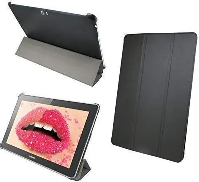Productafbeelding van Beschermhoes in boekstijl voor de Huawei MediaPad 10 FHD (10,1 inch), zwart