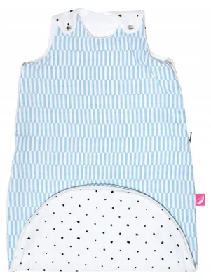 Produktbild von Motherhood Musselin Schlafsack 2-in-1 (TOG 0,5) Płotek Blau