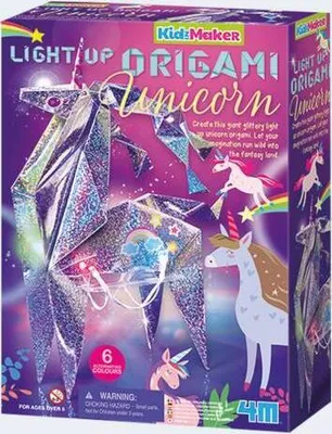 Produktbild von Leuchtendes Origami Einhorn KidzMaker