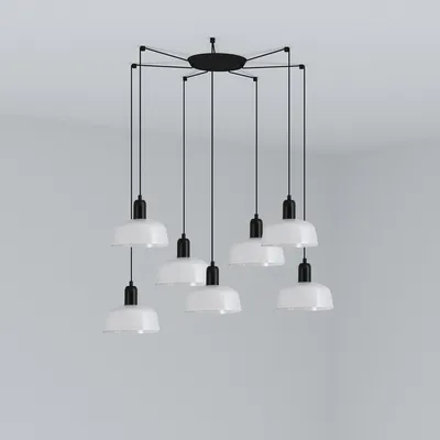 Produktbild von TATAWIN S Hängelampe 7 Lichter Weiß 20340-116-7L