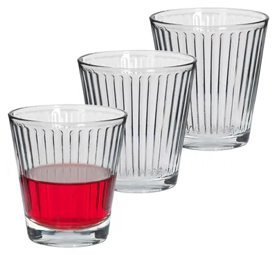 Produktbild von Alessandro Trinkglaser Athena - 3x Stuck - Glas - 230 ml - 8 x 9 cm