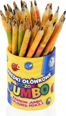 Produktbild von Dreieckiger Jumbo-Malstift Astra, Regenbogen 1St., Ständer, 312118004