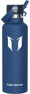 Zdjęcie produktu dla Termos ze stali nierdzewnej, bidon, 750 ml, kolor: jagodowy, wolny od BPA, szczelny, izolowany