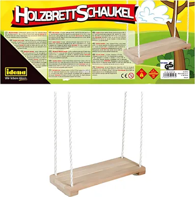 Produktbild von Idena Holzbrettschaukel 40x17cm und