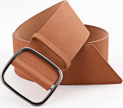 Zdjęcie produktu dla Szeroki pasek Merry - Elegancki Brązowy/Czarny dla Kobiet KP12528
