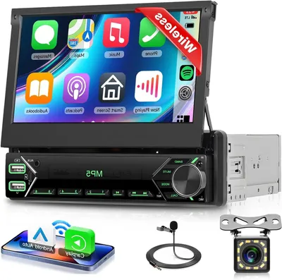 Image de Autoradio 1DIN - Autoradio - Lecteur multimédia - Autoradio CarPlay - Autoradio Android Auto