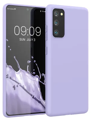 Produktbild von kwmobile Handyhülle für Samsung Galaxy S20 FE Hülle - TPU Case - Kabelloses Laden - Schutzhülle Cover in Pastell Lavendel