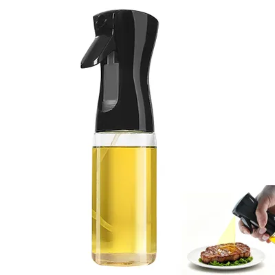 Ölzerstäuber 200 ml schwarz, lekvrij, für Öl & Essig, Küche, Grill