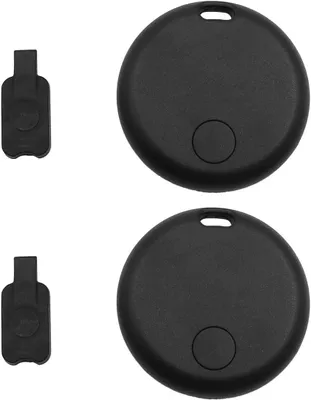 Produktbild von Smarte Tracker – Bluetooth-Ortungsgerät – zum Auffinden von Gegenständen – wasserdicht (IP67) – 2 Stück – Schwarz