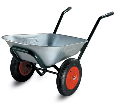 Obrázok produktu pre LIMEX 2-kolesový trakař Záhradný trakař Stavebný trakař | 80L | Zelená