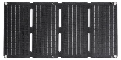 Obrázek produktu pro Přenosný solární panel 80 W – skládací s duální USB nabíječkou
